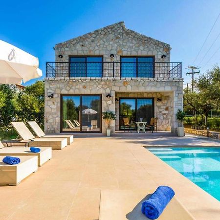 Astarte Villas - Petra Elia Private Villa With Pool Plános Exterior foto